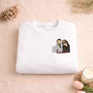 👉 Kişiye Özel Fotoğraf Nakışlı Sweatshirt | Love Temalı Unisex Sweat