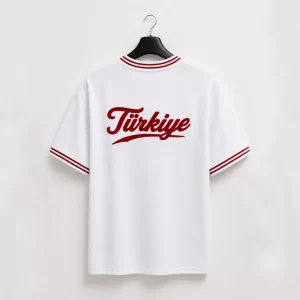 Alternative view of 2002 Ruhuyla Nakışlı Oversize T-Shirt – Dünya Kupası Özel Serisi