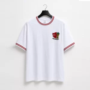 2002 Ruhuyla Nakışlı Oversize T-Shirt – Dünya Kupası Özel Serisi